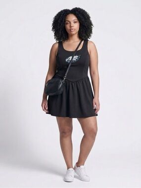 Womens Black Dress inspired by an Eagle Logo